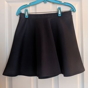 Navy Blue Skater Skirt